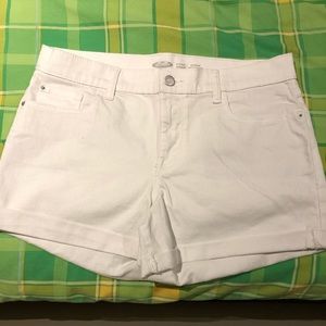 White Old Navy Jean shorts